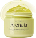 Arencia Vitamin C Glow Booster Gel Cream 50g - producto abierto textura verde