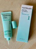 Numbuzin No. 1 Clear Filter Sun Essence - producto y caja