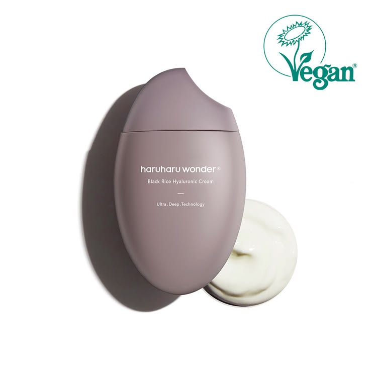 Haruharu Wonder Black Rice Hyaluronic Cream - producto abierto
