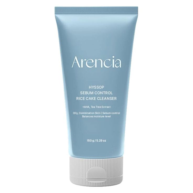 Arencia Hyssop Sebum Control Rice Cake Cleanser 150g - producto fondo blanco
