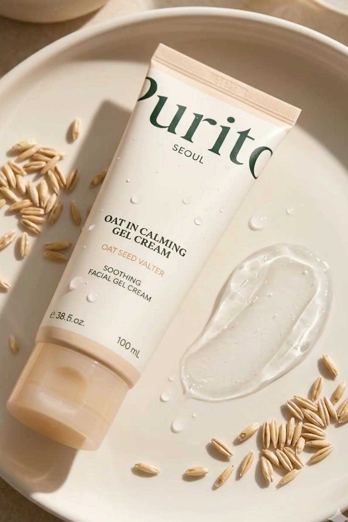 Purito Seoul Oat In Calming Gel Cream - textura del producto