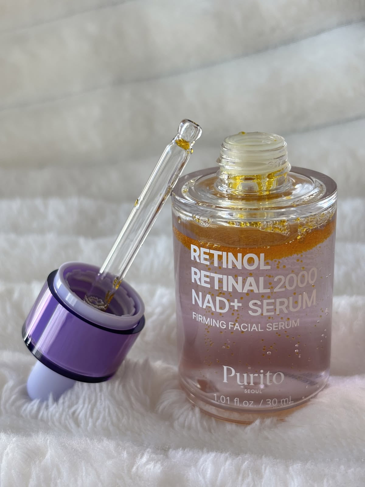 Purito Seoul Retinol Retinal 2000 NAD+ Serum - frasco abierto