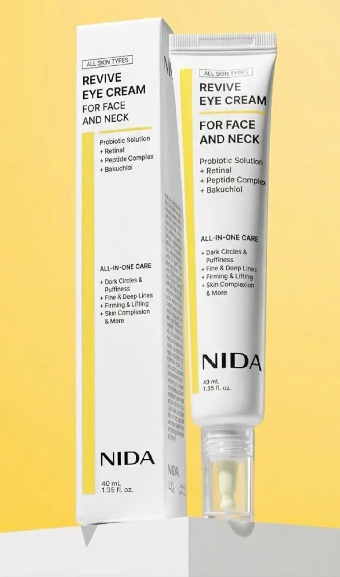 NIDA Revive Eye Cream for Face and Neck