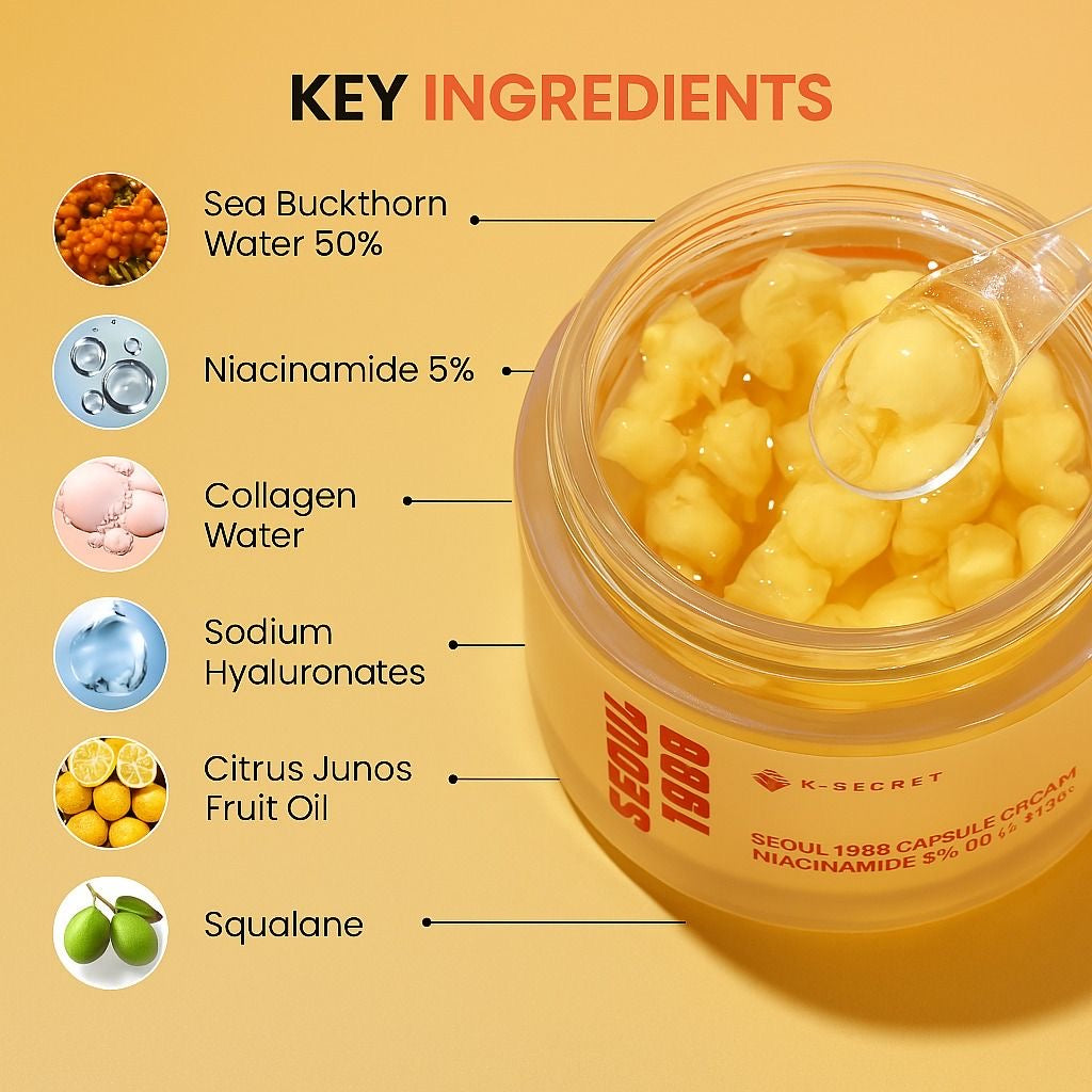 K-Secret Seoul 1988 Capsule Cream Niacinamide 5%