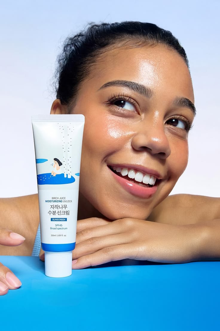 Round Lab Birch Juice Moisturizing Sunscreen uso